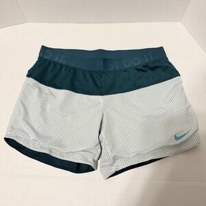Nike Dri-FIT mesh athletic shorts Shorts Woman  Sz Small Teal